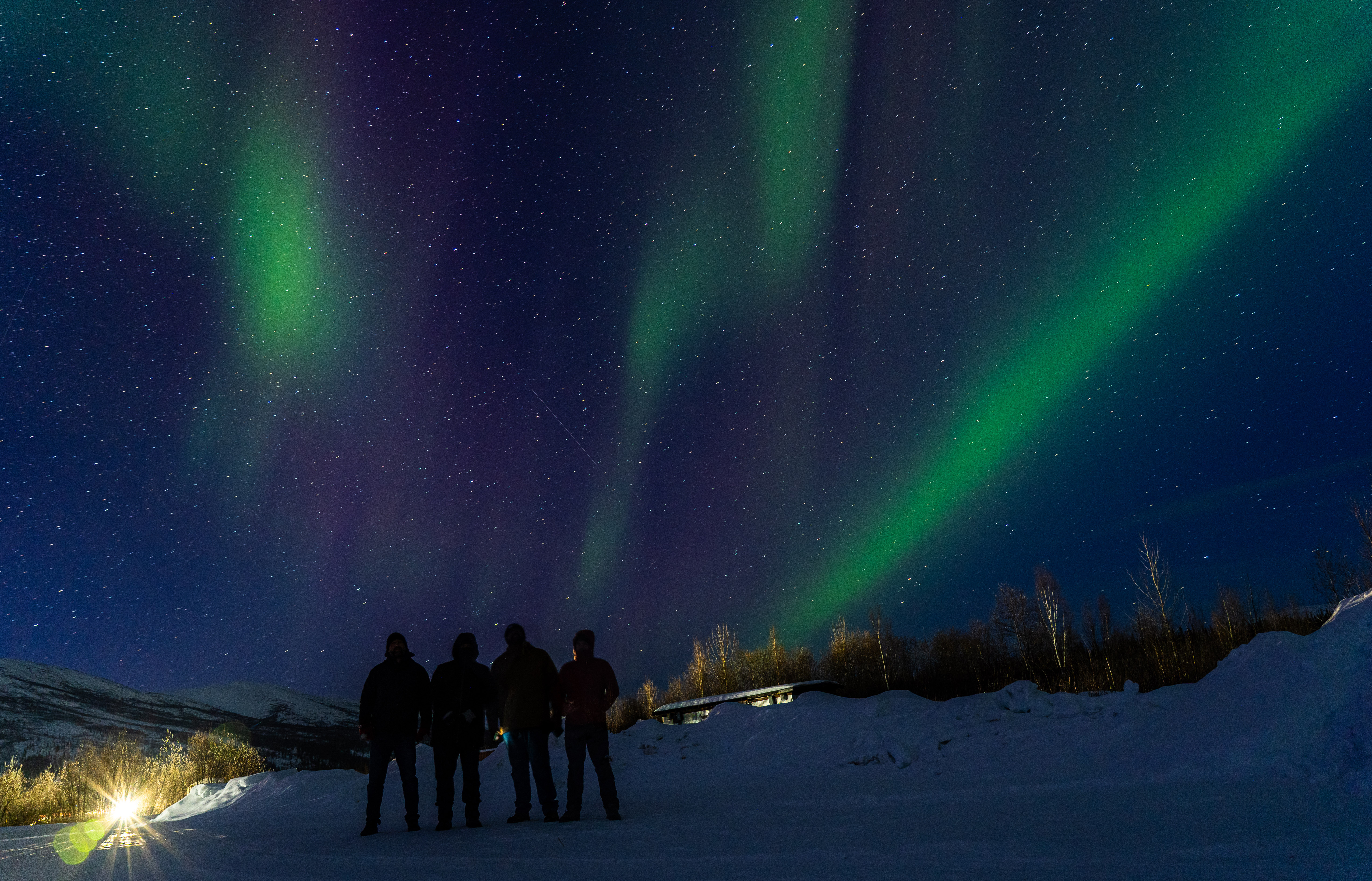 Test Team, Northern Lights, Alaska